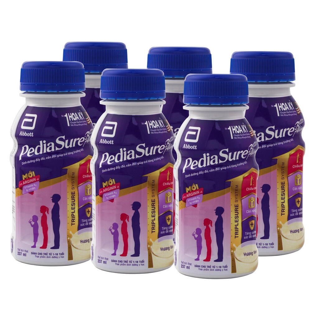 So sánh các loại sữa nước Pediasure Úc, Nga, Mỹ, Việt loại nào tốt
