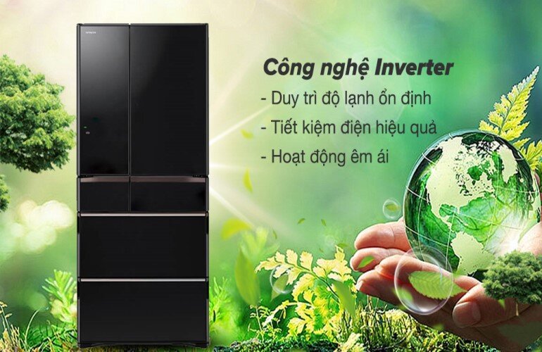 Tủ lạnh Hitachi 6 cửa R-WX620KV được nhiều gia đình yêu thích bởi những ưu điểm vượt trội 