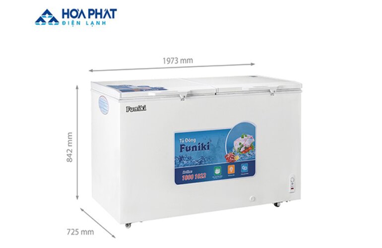 Tủ đông Hòa Phát 500l Funiki HCF-1100 S1PĐ2.N