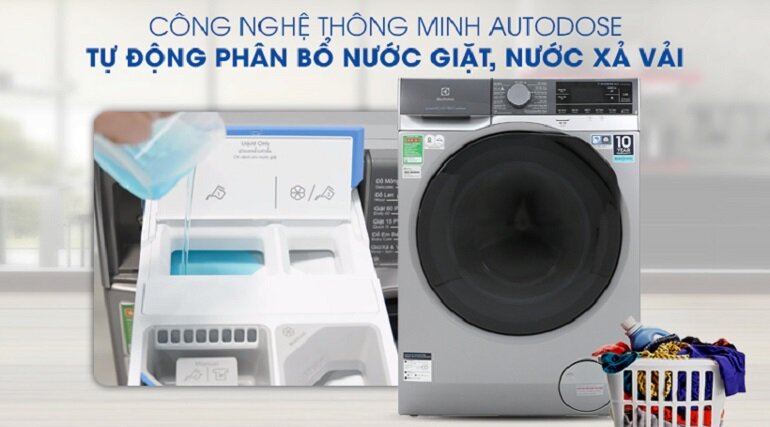 máy giặt cửa ngang electrolux