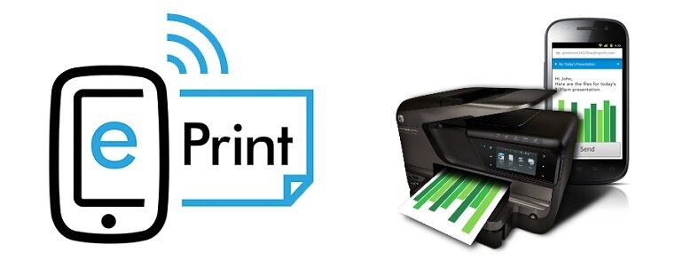 In di động nghĩa là gửi lệnh in từ thiết bị di động đến một máy photocopy văn phòng.