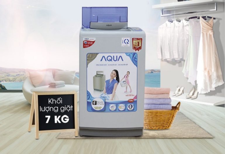 Máy giặt cửa trên Aqua AQW-K70AT 7Kg (