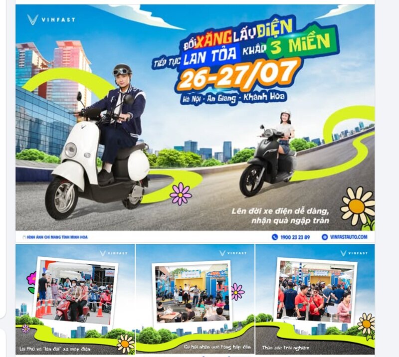 Tổng hợp khuyến mãi đổi xe xăng sang xe máy điện từ VinFast, Yadea, Dat Bike, Honda