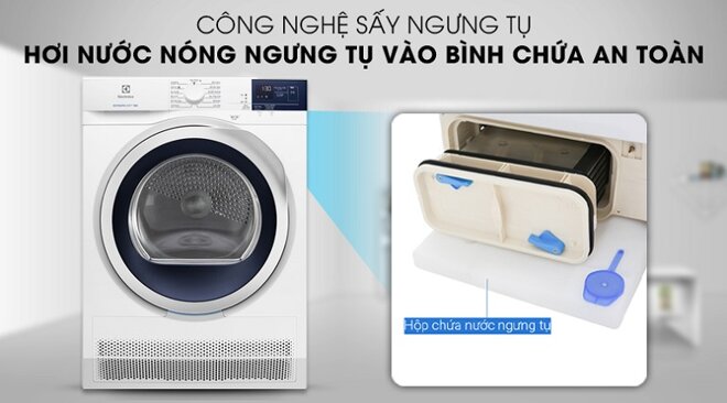 Máy sấy quần áo Electrolux EDC704GEWA