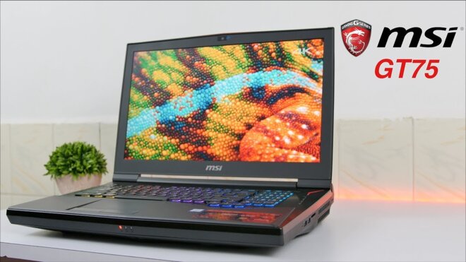 Máy MSI GT75 8RG-235VN Titan có bàn phím Led nhiều màu và dải âm thanh sống động