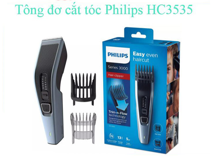 Tông đơ cắt tóc cao cấp cho bé Philips HC-3535