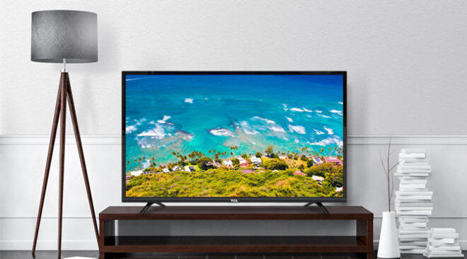 Smart Tivi TCL 32 Inch HD L32S6300 có thiết kế nhỏ gọn, thanh mảnh nhưng không kém phần hiện đại