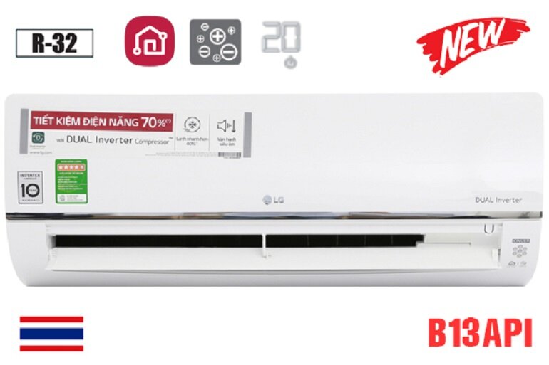 điều hòa LG 12000 BTU 2 chiều inverter B13API