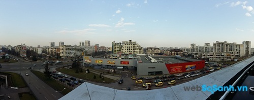 Ảnh panorama chụp bởi camera sau của Galaxy A5