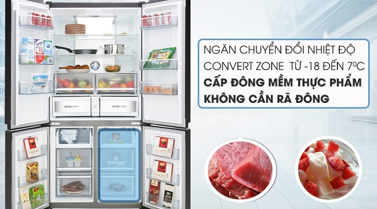 Tủ lạnh cho khả năng bảo quản thực phẩm tối ưu