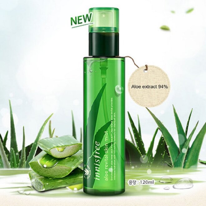 Xịt khoáng Innisfree Aloe Revital Skin Mist 