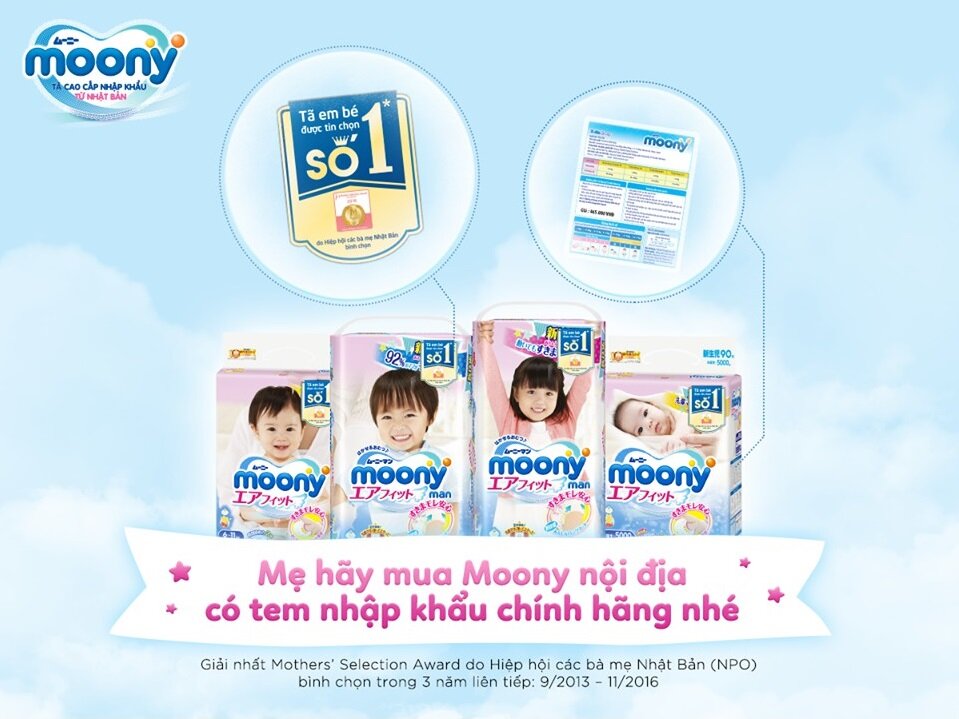 bỉm moony và merries loại nào tốt hơn