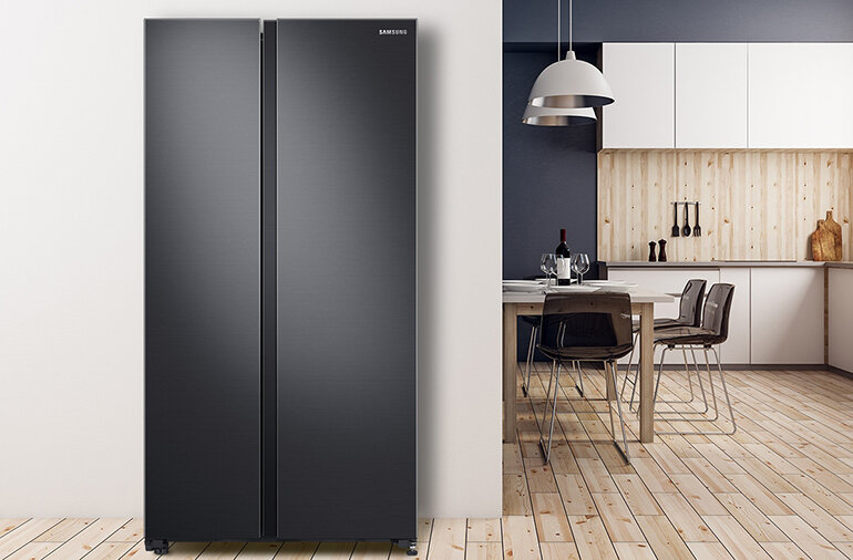 Tủ lạnh Samsung RS62R5001B4/SV thiết kế side by side sang trọng, đẳng cấp