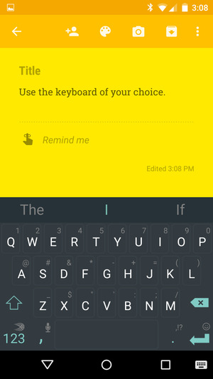 swiftkey keyboard note