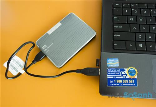 Khả năng kết nối cổng USB 3.0 cho phép truyền dữ liệu nhanh chóng