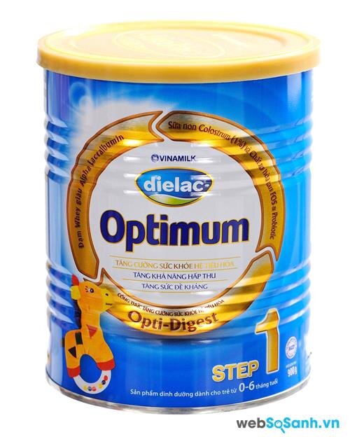 Sữa bột Dielac Optimum Step 1 (nguồn: internet)