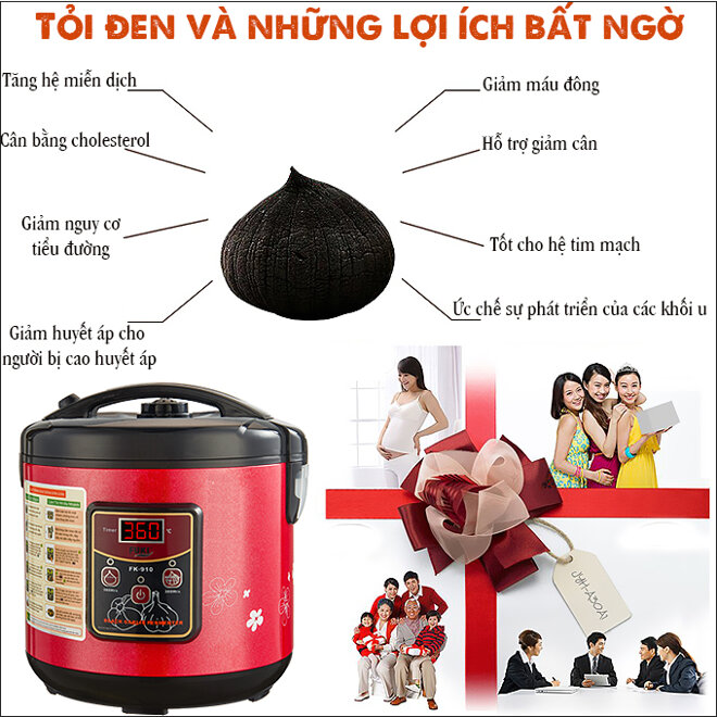 máy làm tỏi đen fuki