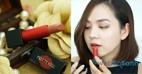 màu son nude đẹp nhất matte kiss mới nhất 2017