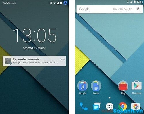 Cổ Lollipop là sáng nhất, phiên bản trực quan nhất của Android nào, và có cài đặt sẵn với Nexus 6