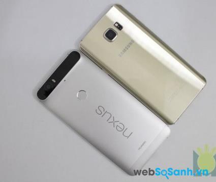 Điện thoại Nexus 6P và điện thoại Galaxy Note 5