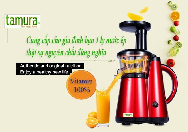 Máy ép hoa quả của Tamura giúp chất lượng nước ép được đảm bảo hơn