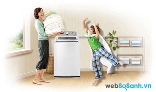 Máy giặt LG WFS8419F phù hợp với những gia đình 4 đến 5 người