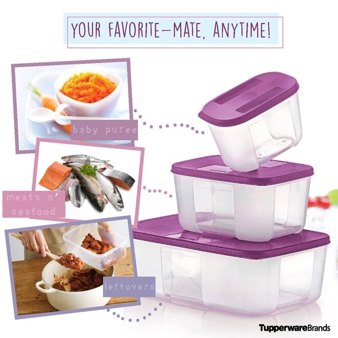 Hộp trữ mát và trữ đông hiệu Tupperware