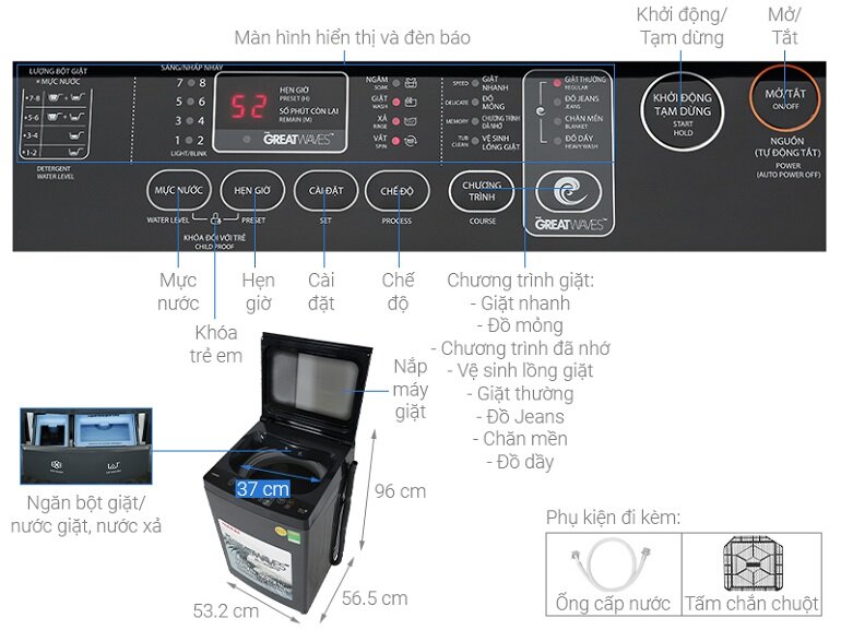 Máy giặt Toshiba AW-M1000FV(MK) 