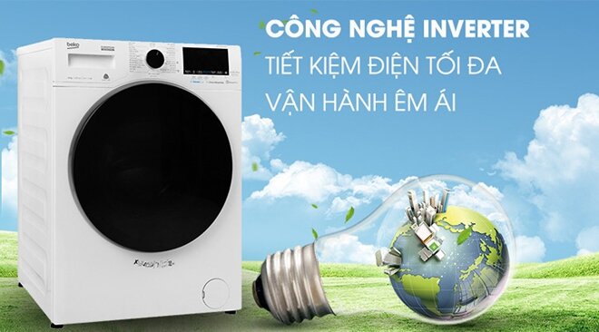 Máy giặt Beko Inverter 10 kg WCV10649XWST