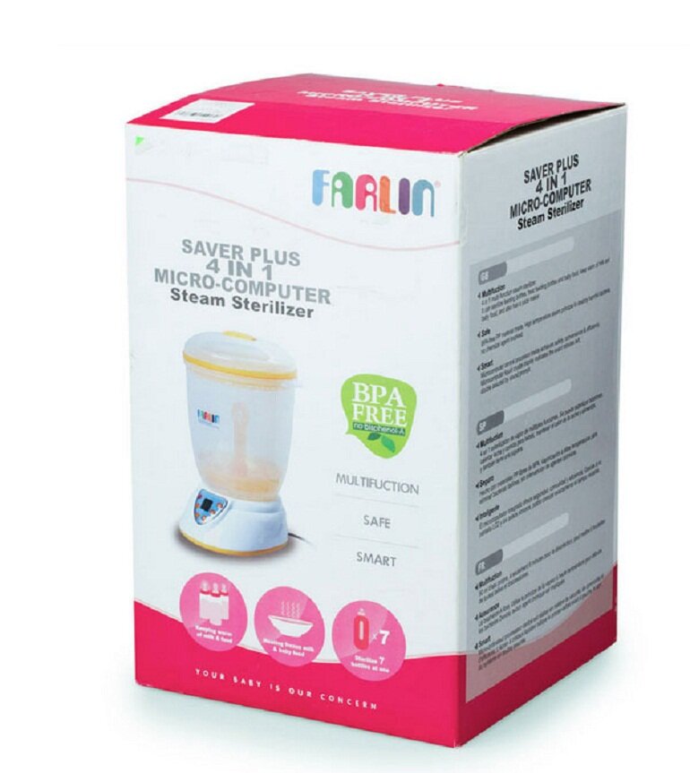 Máy tiệt trùng bình sữa Farlin