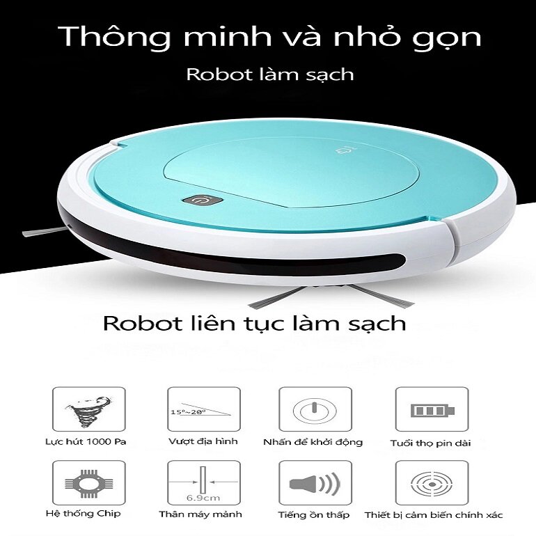 Robot hút bụi lau nhà cao cấp Feng Rui FR-6