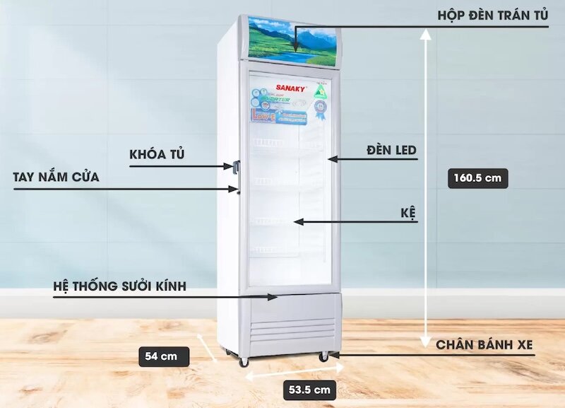 Các công nghệ nổi bật của tủ mát Sanaky Inverter 1 cánh 200 lít VH-218K3L
