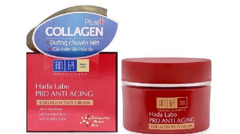 Kem chống lão hóa của Nhật Hada Labo Pro Anti Aging Collagen Plus Cream