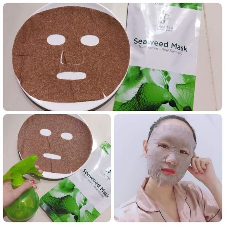 Mặt nạ tảo biển Flawless Seaweed Mask.