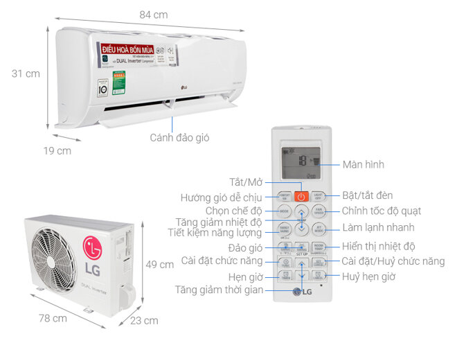 Điều hòa LG B10END