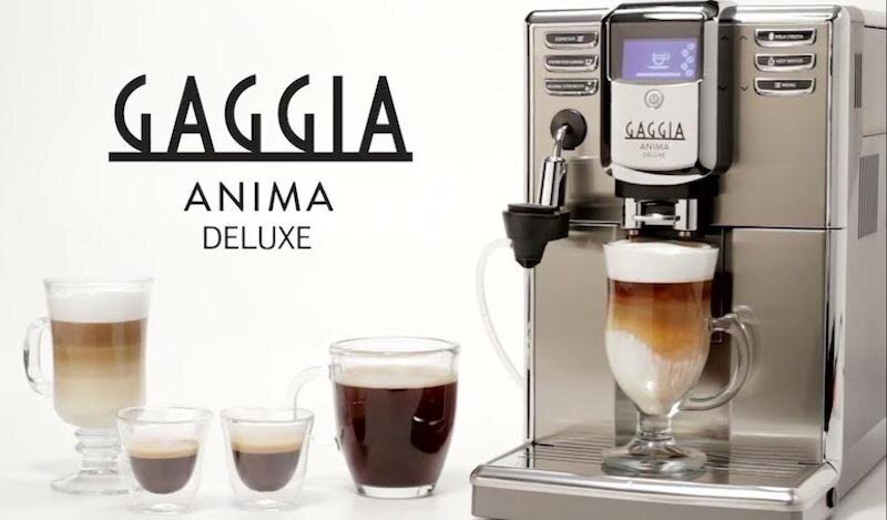 Thiết kế sang trọng và gọn nhẹ của Gaggia Anima Deluxe