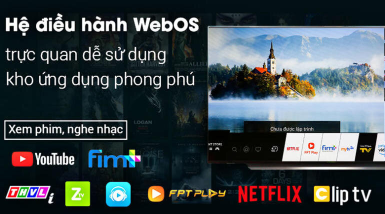 Hệ điều hành WebOS 4.5 trên Smart Tivi OLED LG 65 inch 65C9PTA, 4K UHD dễ sử dụng, tiện lợi