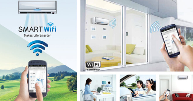 Điều hòa máy lạnh có wifi