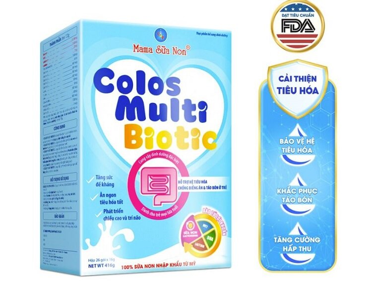 Sữa bột tốt cho hệ tiêu hóa Colos Multi Biotic - lựa chọn hoàn hảo cho bé