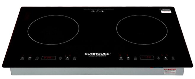 Bếp từ Sunhouse SHB9101 sở hữu thiết kế tinh tế, hiện đại