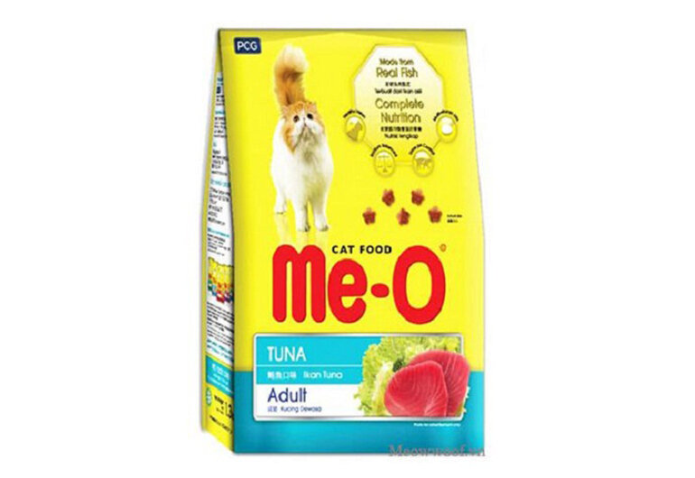 Me-O cat food originates from Thailand