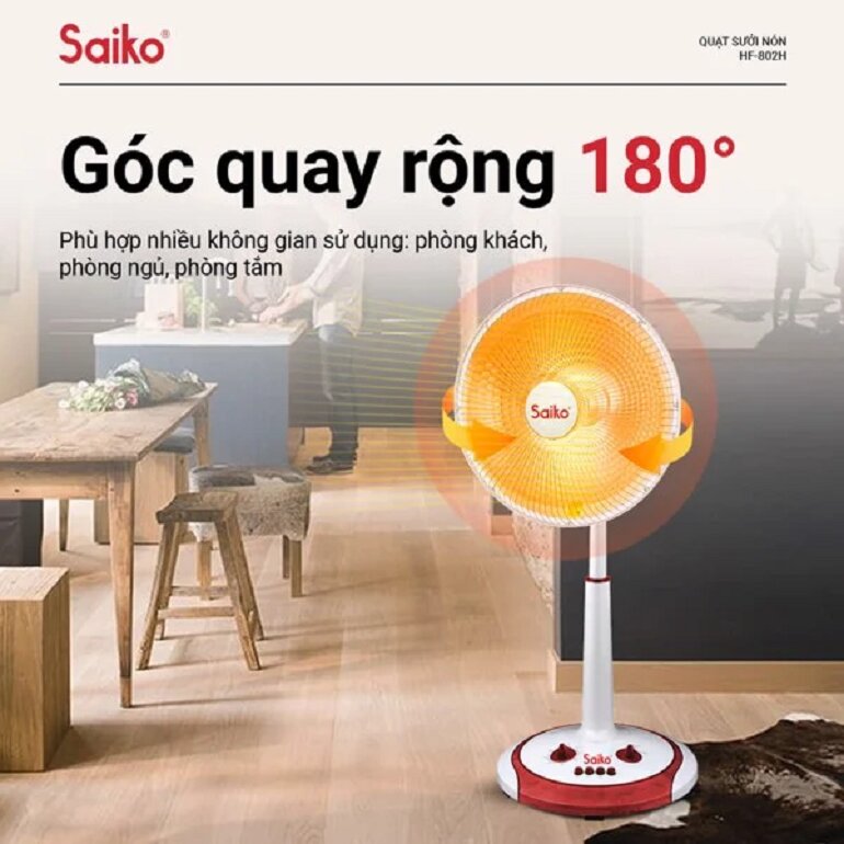 Quạt sưởi Saiko HF-802H