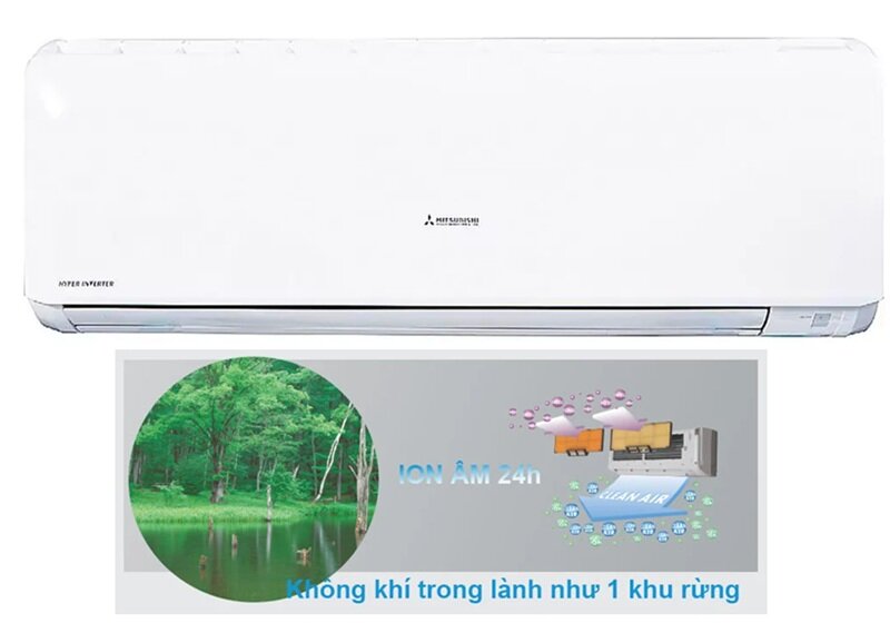 Điều hòa Mitsubishi Heavy SRK24YW-W5 hạ giá sâu, chuẩn Nhật siêu tiết kiệm điện!
