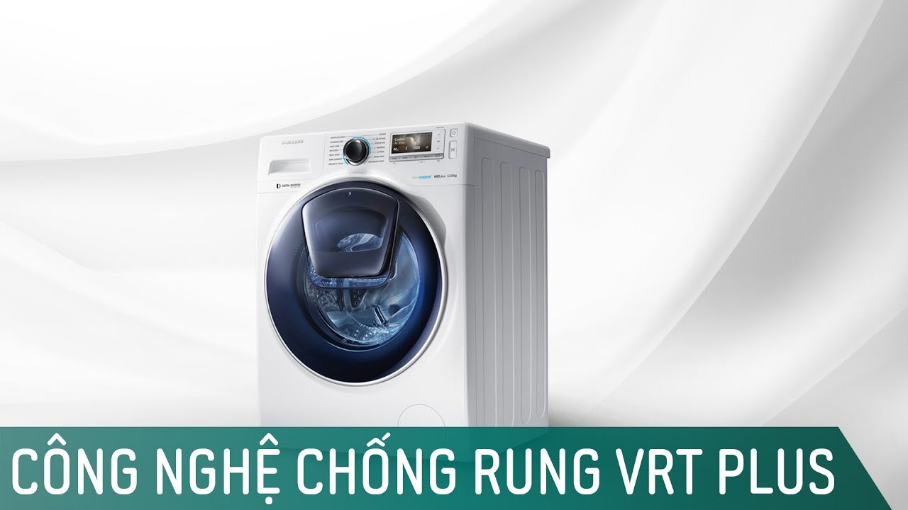công nghệ chống ồn ở máy giặt Samsung