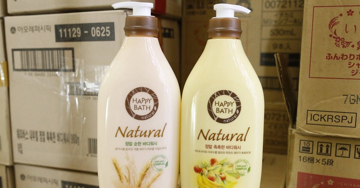 Sữa tắm Hàn Quốc Natural có mấy loại? Giá bao nhiêu?