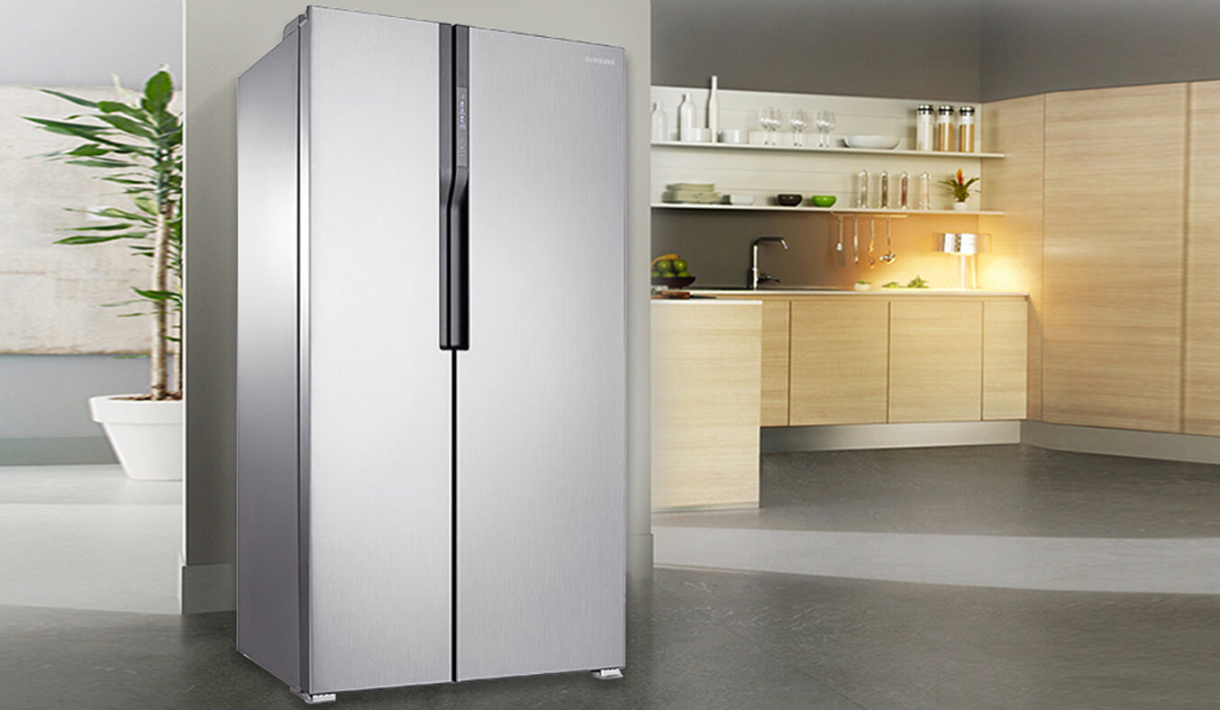 Giá bán tủ lạnh Side By Side Samsung RS552NRUASL/SV, 591 lít, Inverter: 27.299000đ