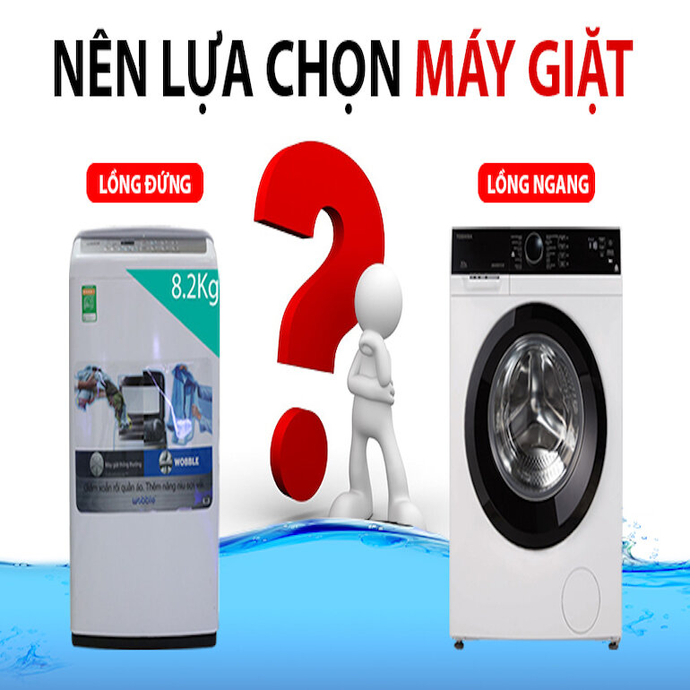 Nhược điểm của máy giặt lồng ngang và đứng