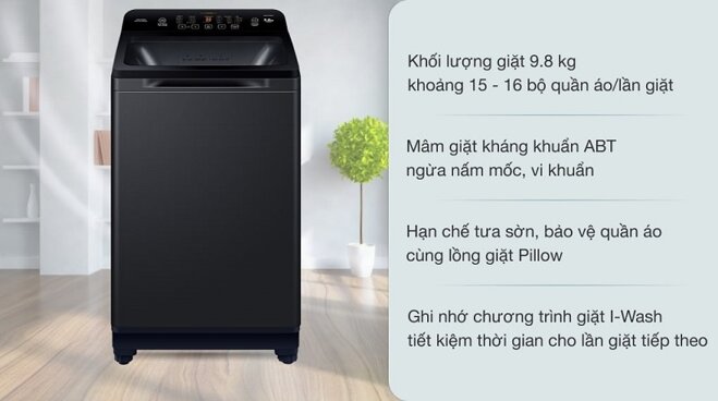 Loạt máy giặt Aqua cửa trên 9kg đời cũ nhưng vẫn 