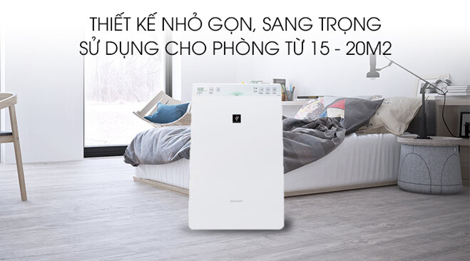 Thiết kế nhỏ gọn, sang trọng sử dụng cho phòng từ 15-20m2