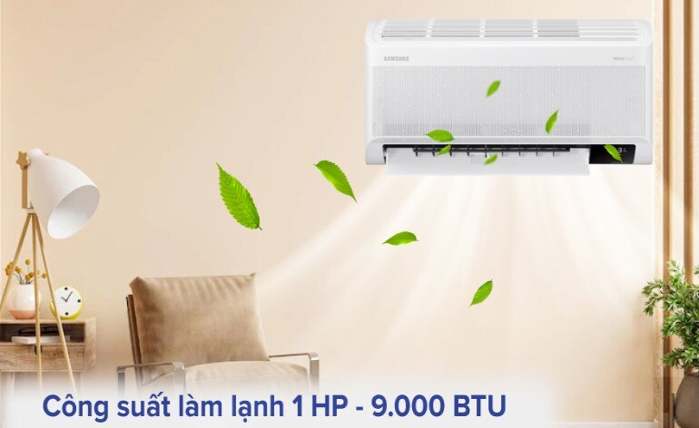 Điều hoà Samsung Inverter AR10CYHAAWKNSV phù hợp lắp đặt cho không gian dưới 15m2